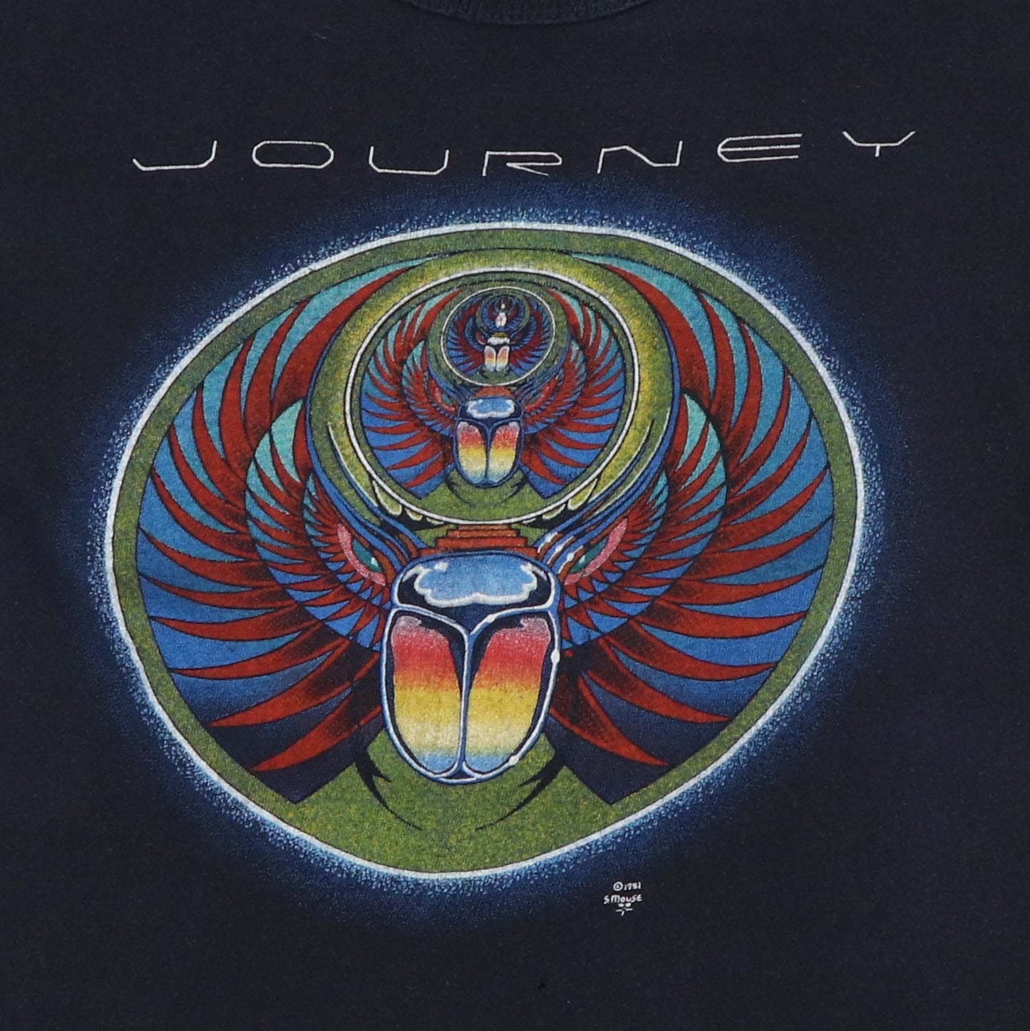 1981 Journey Captured Tour Shirt Style001