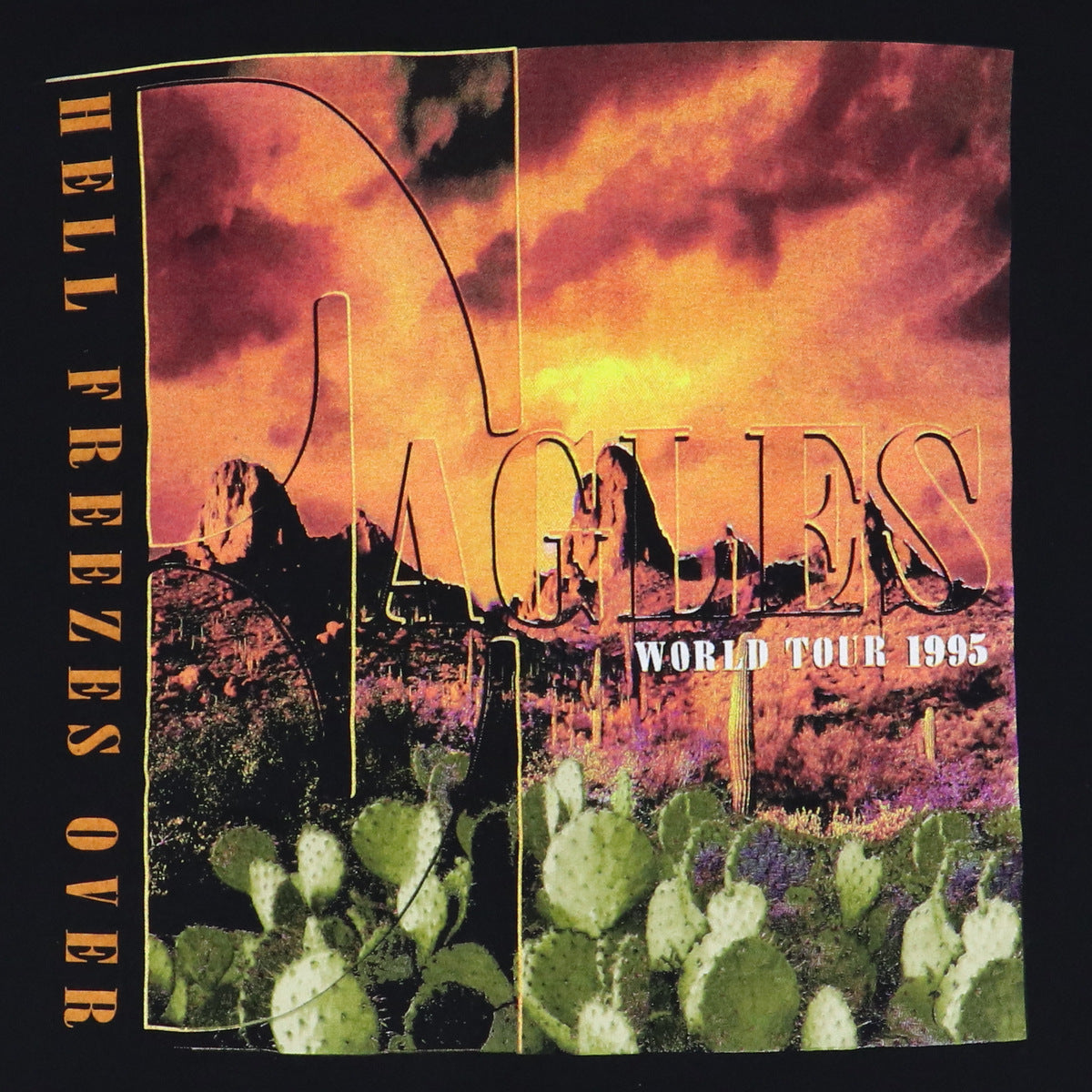 1995 Eagles Hell Freezes Over World Tour Shirt Style003
