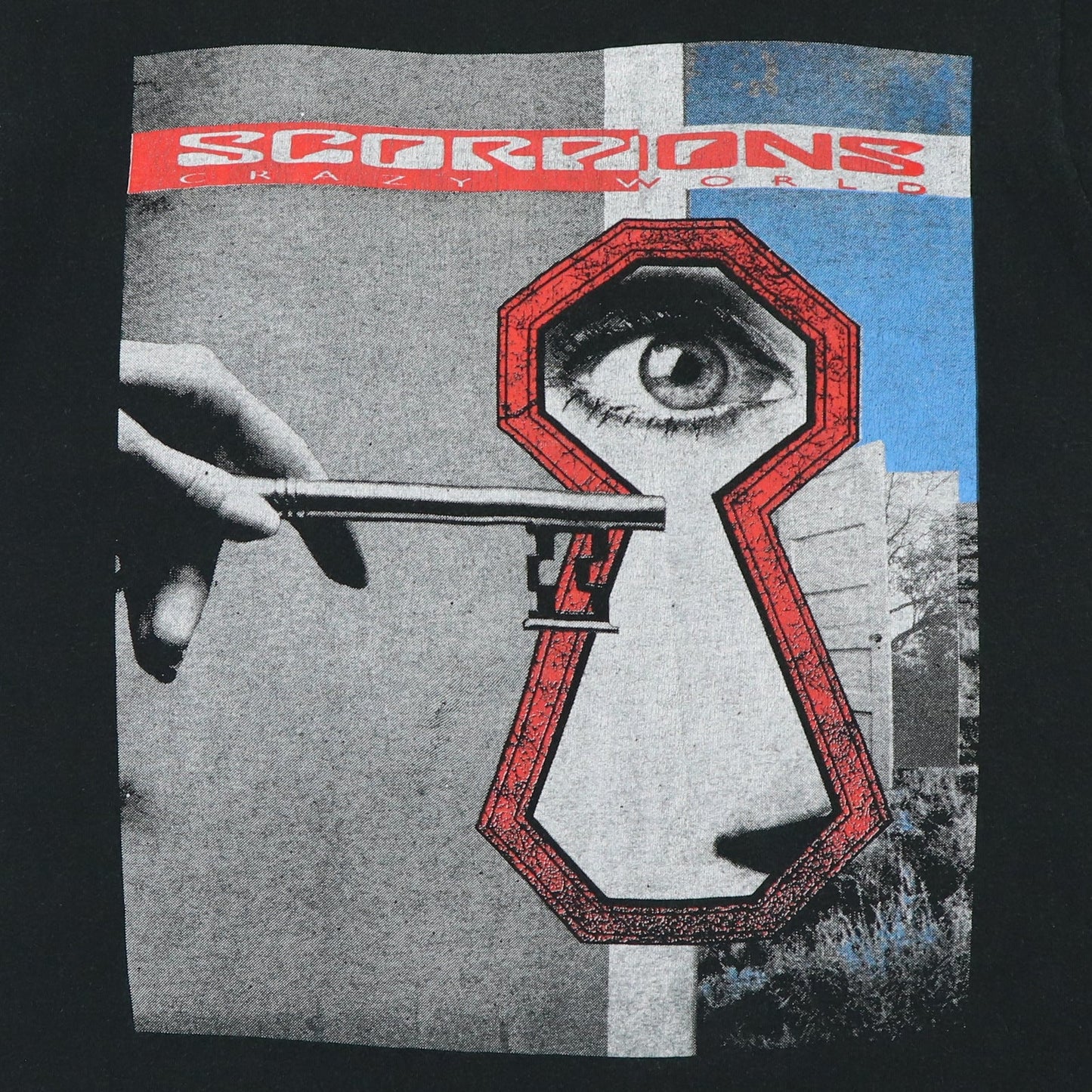 1990 Scorpions Crazy World Tour Shirt Style001