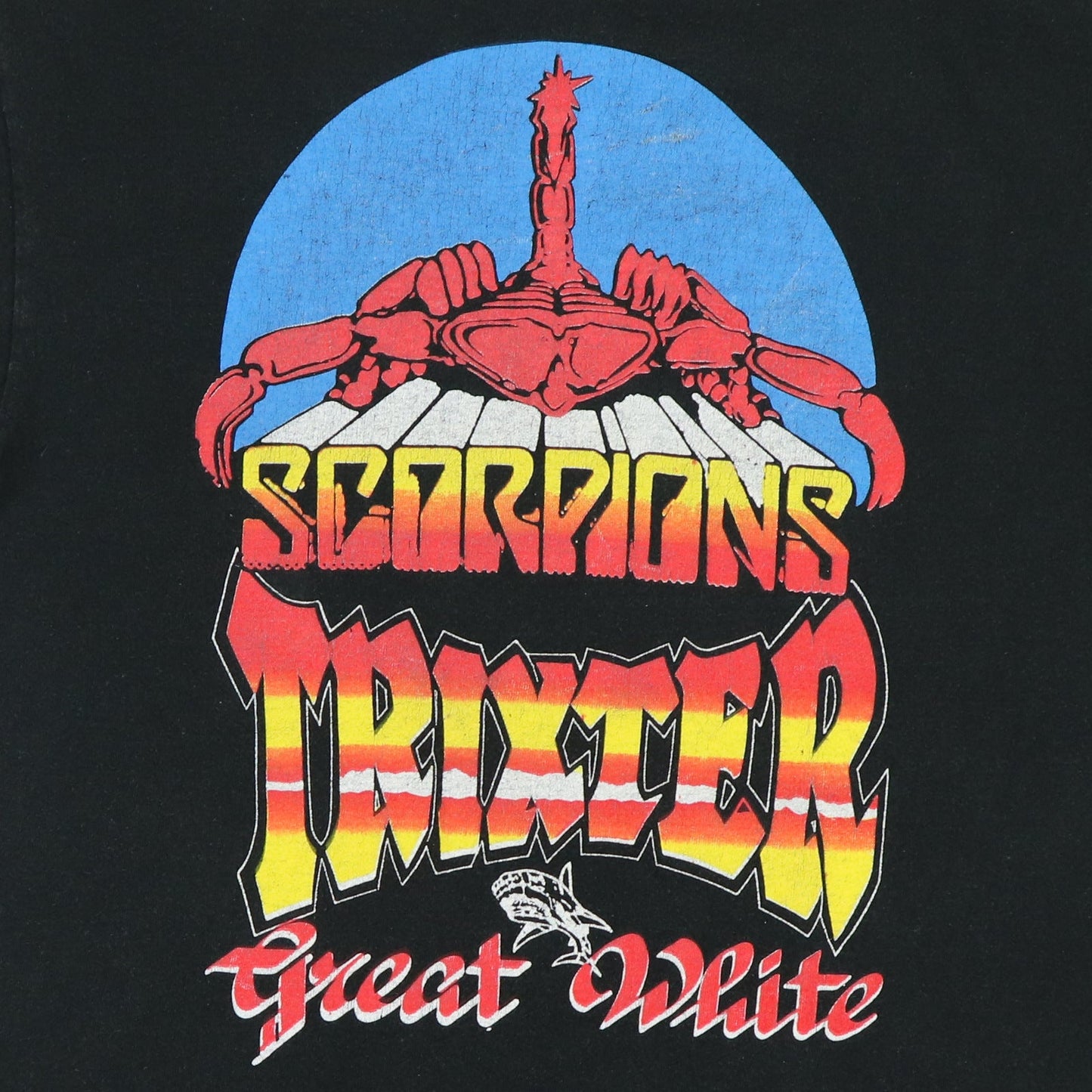 1990 Scorpions Crazy World Tour Shirt Style001