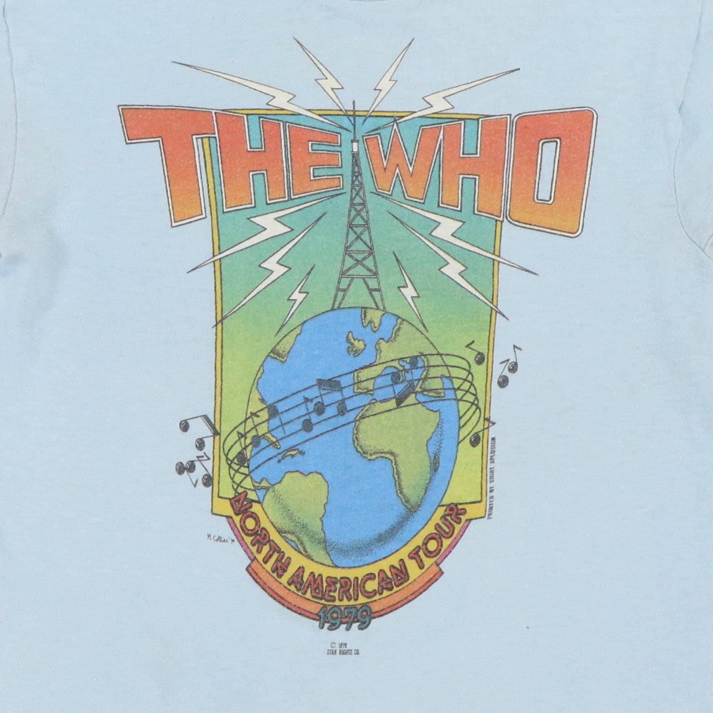 1979 The Who North American Tour Shirt Style002