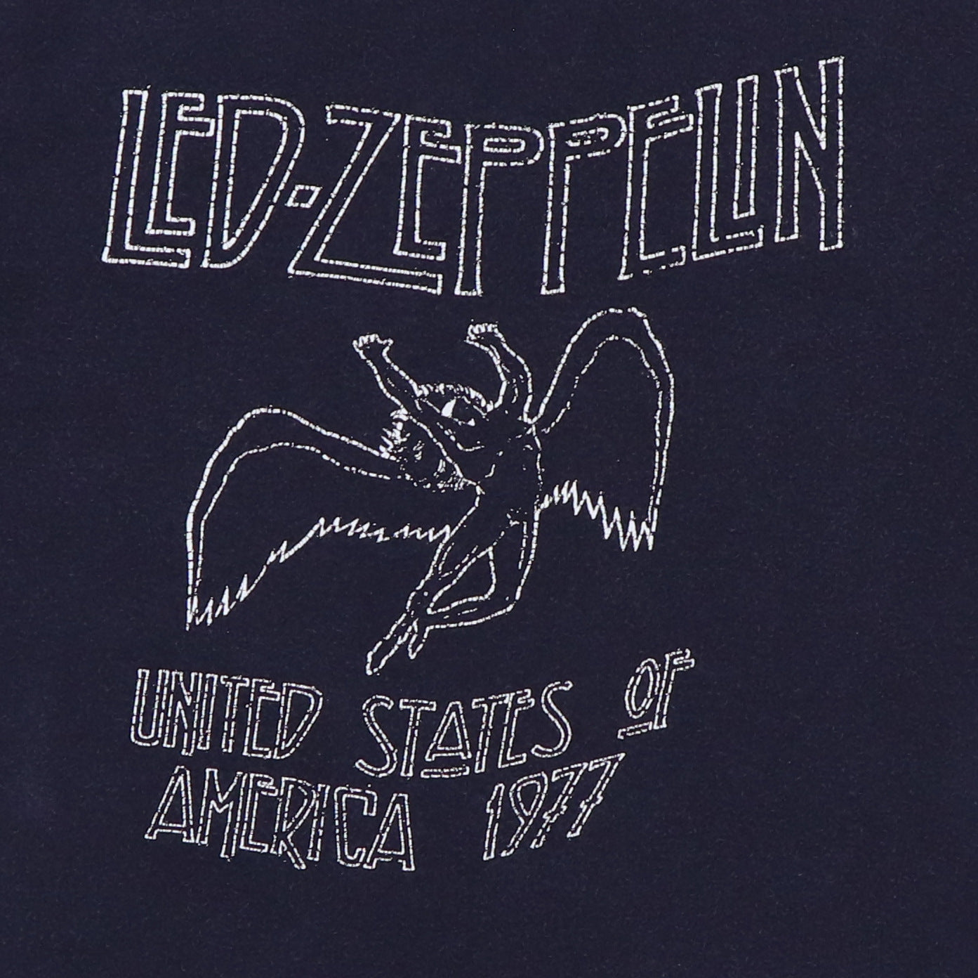 1977 Led Zeppelin Tour Shirt Style001