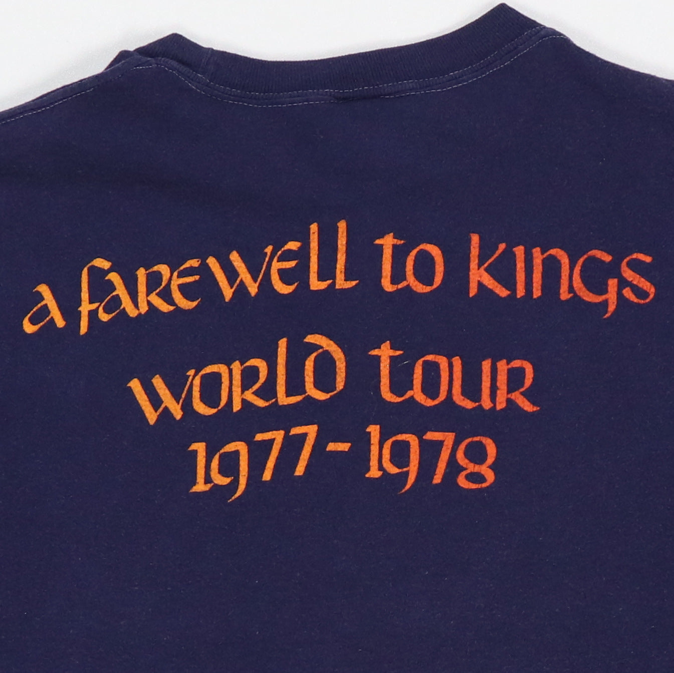 1977 Rush Farewell To Kings Tour Shirt