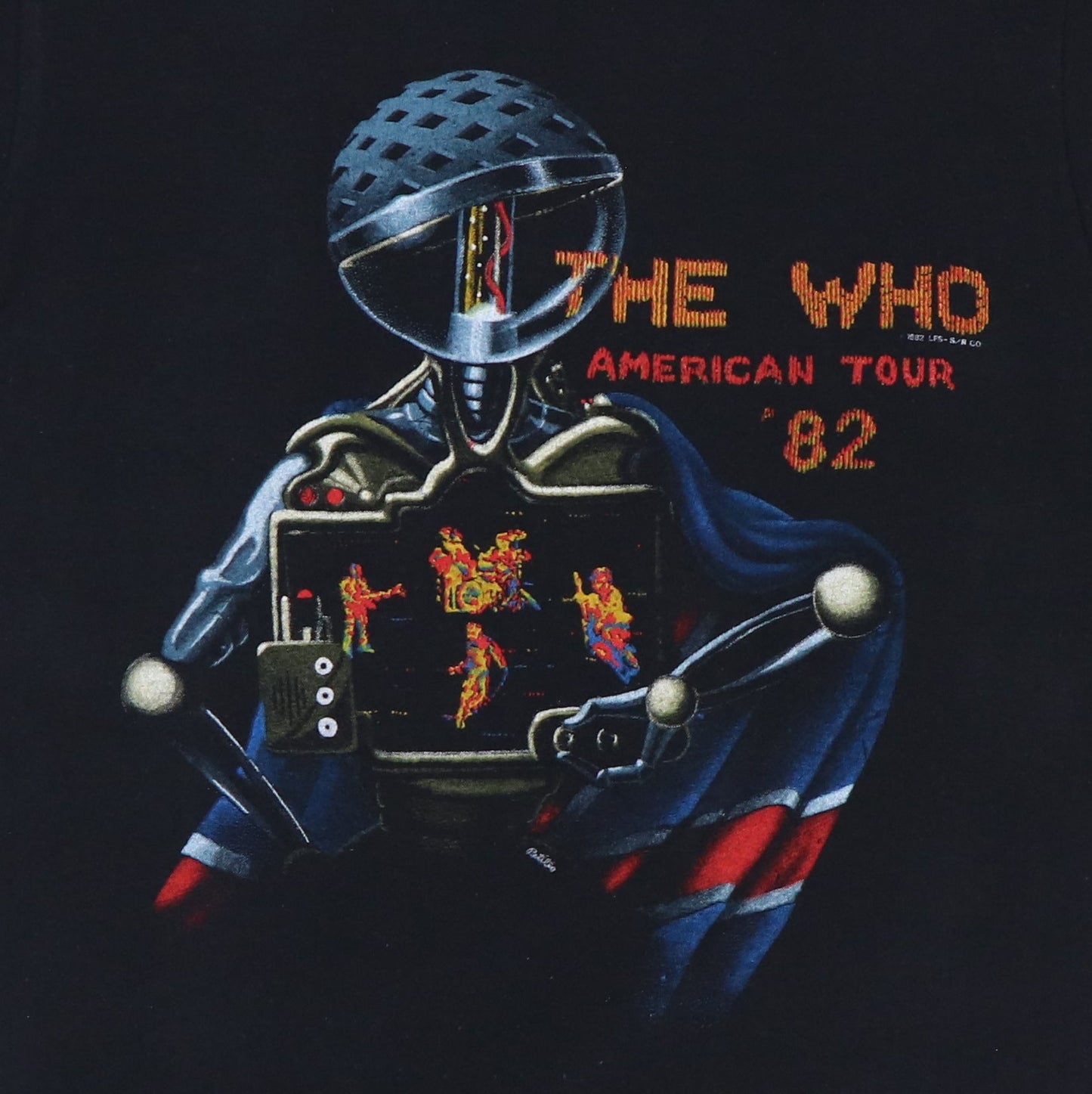 1982 The Who It's Hard Tour Shirt Style001