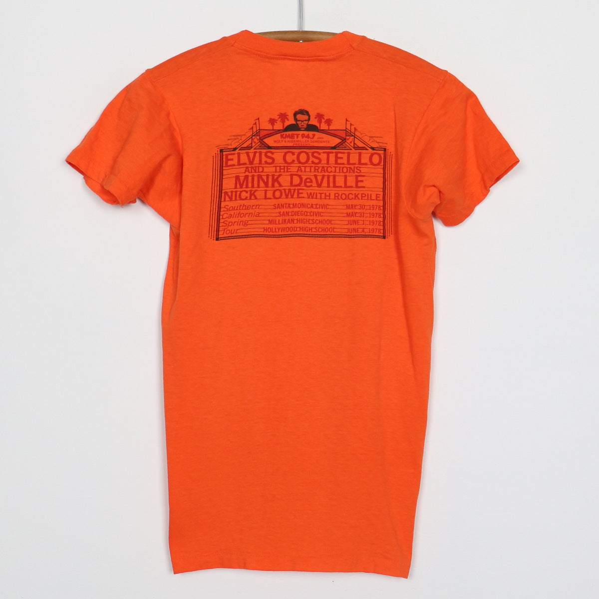 1978 Elvis Costello There Is Only One Tour Shirt
