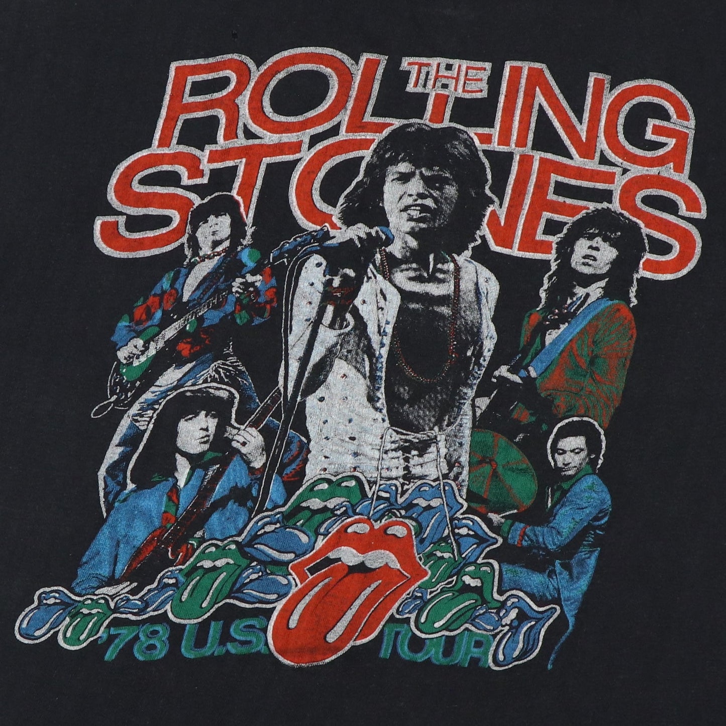 1978 Rolling Stones World Tour Shirt Style003