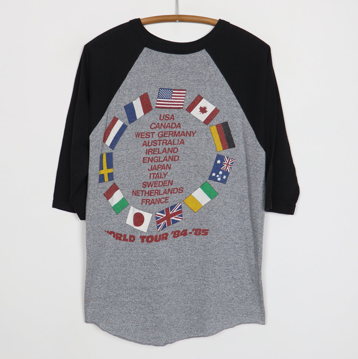 1984 Bruce Springsteen World Tour Jersey Shirt Style001