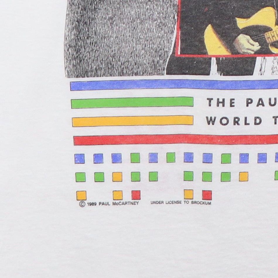 1989 Paul McCartney World Tour Shirt Style006