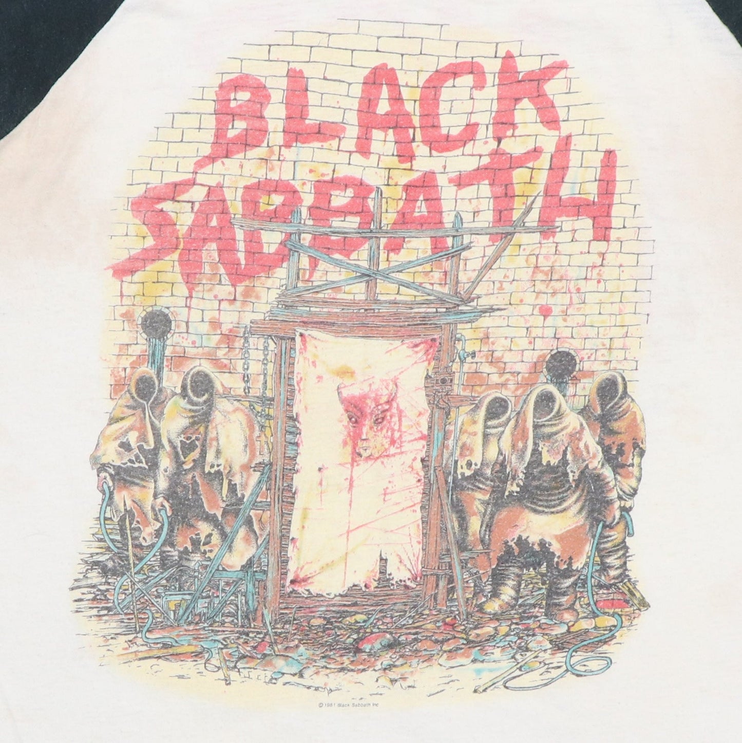 1981 Black Sabbath Mob Rules Tour Jersey Shirt Style003