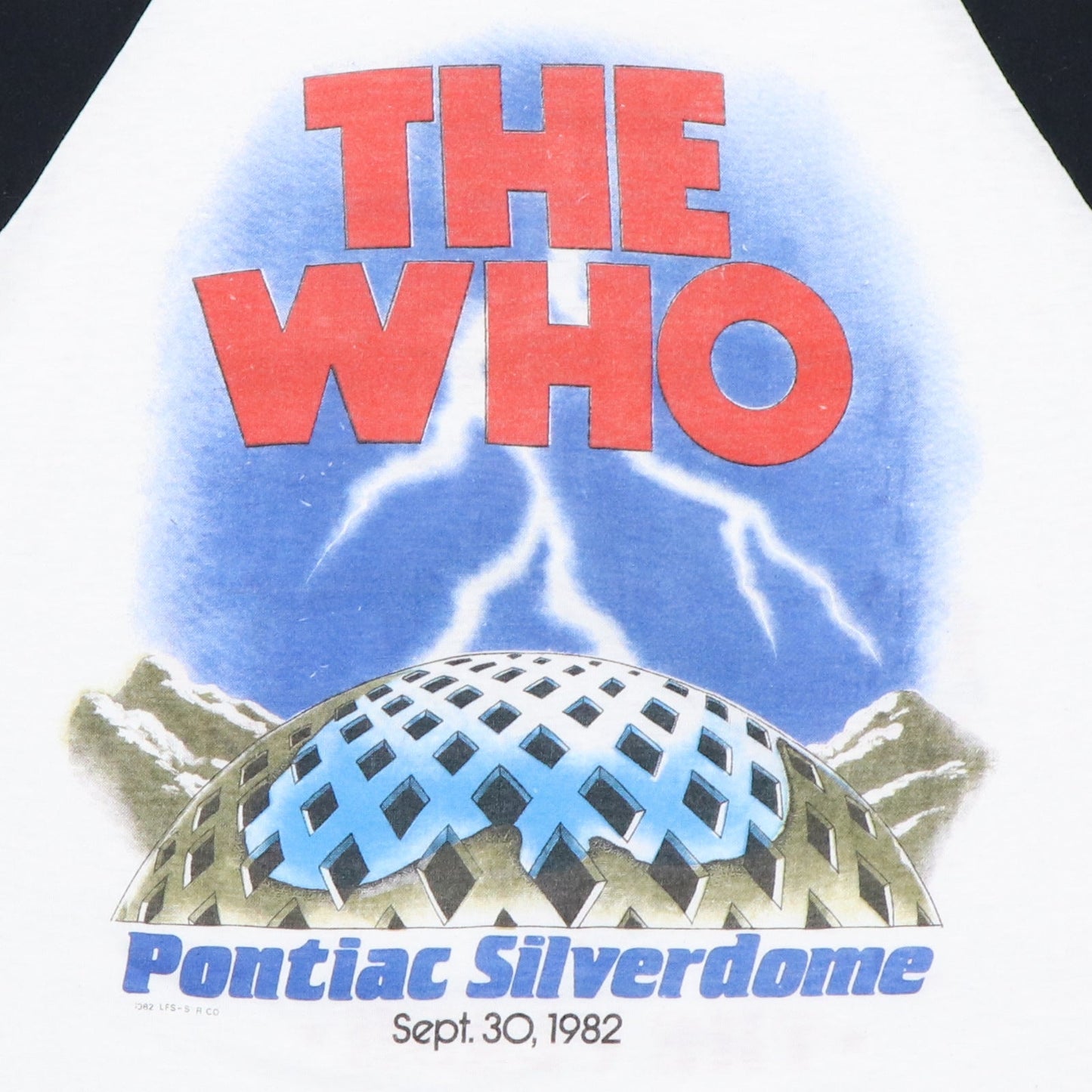 1982 The Who The Clash Tour Jersey Shirt Style002