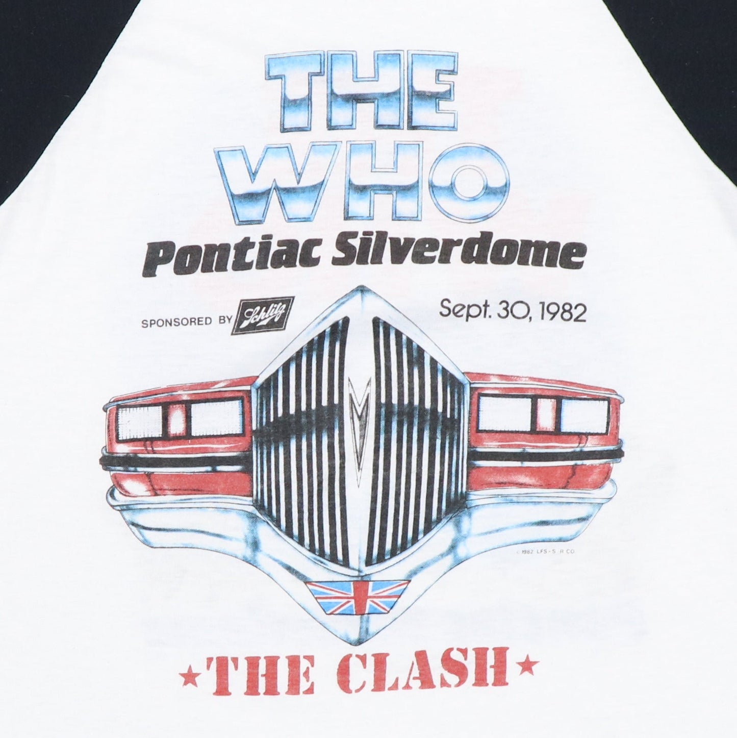1982 The Who The Clash Tour Jersey Shirt Style002