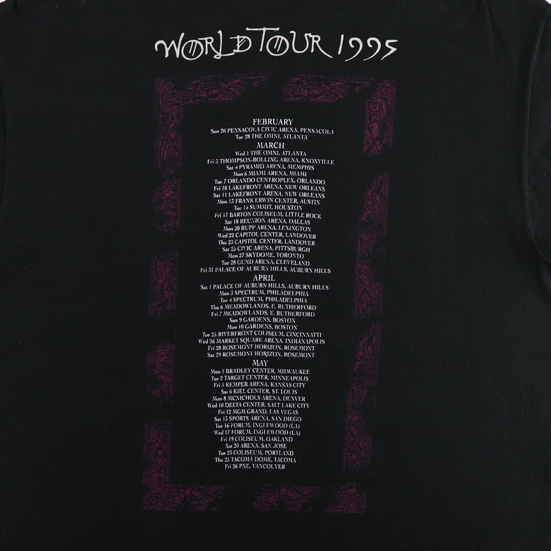 1995 Jimmy Page Robert Plant No Quarter World Tour Shirt Style001