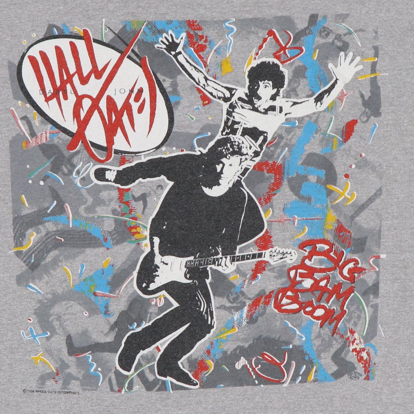 1985 Hall & Oates Live Thru 85 Tour Shirt Style001