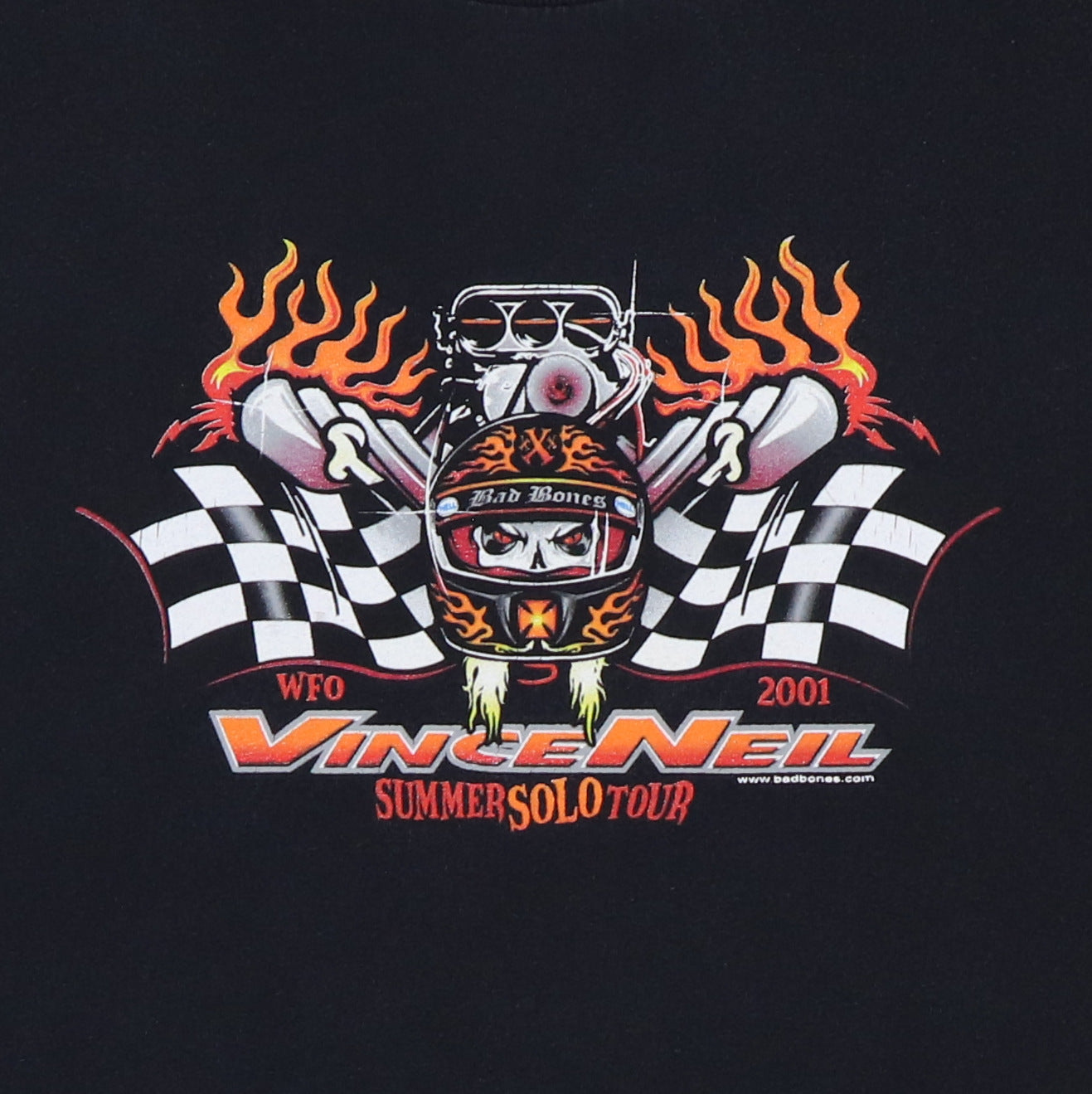 2001 Vince Neil Summer Solo Tour Shirt Style001