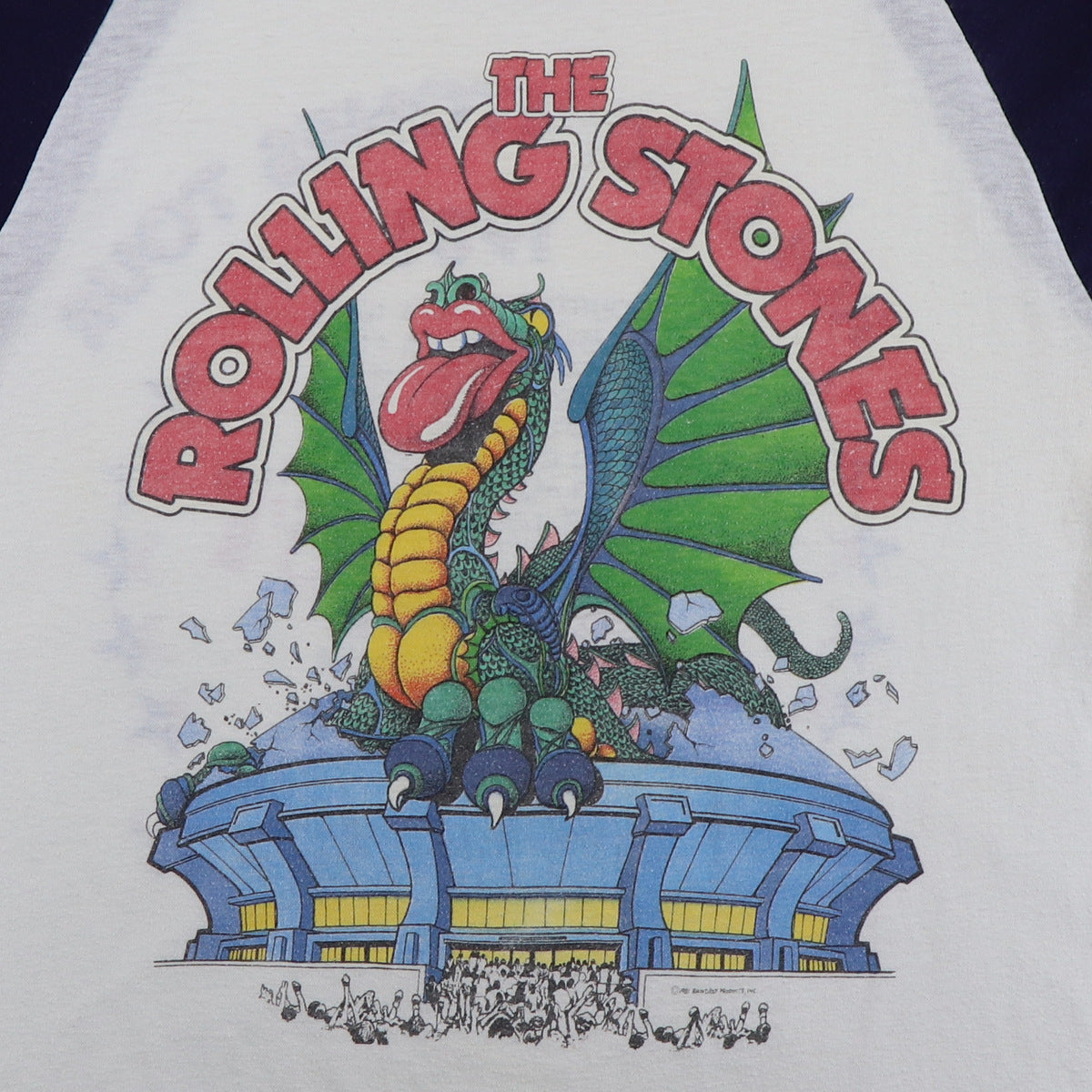 1981 Rolling Stones Live In Concert Tour Jersey Shirt