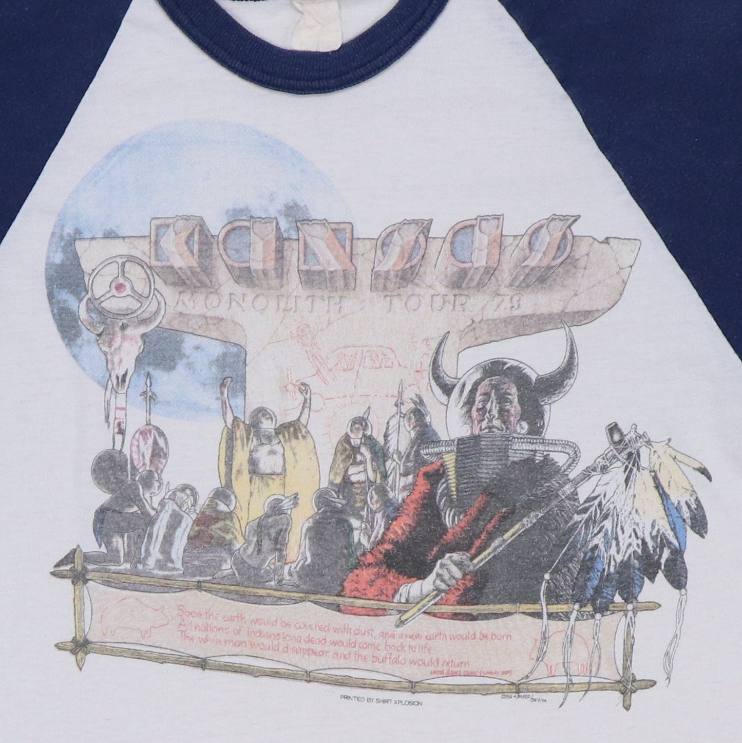 1979 Kansas Monolith Tour Jersey Shirt Style001