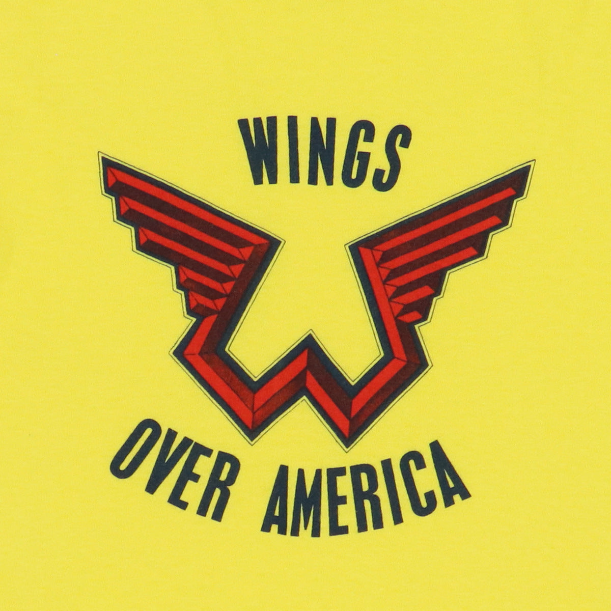 1976 Paul McCartney Wings Over America Promo Shirt Style001
