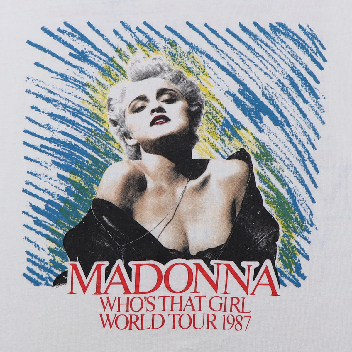 1987 Madonna Who's That Girl World Tour Shirt Style004