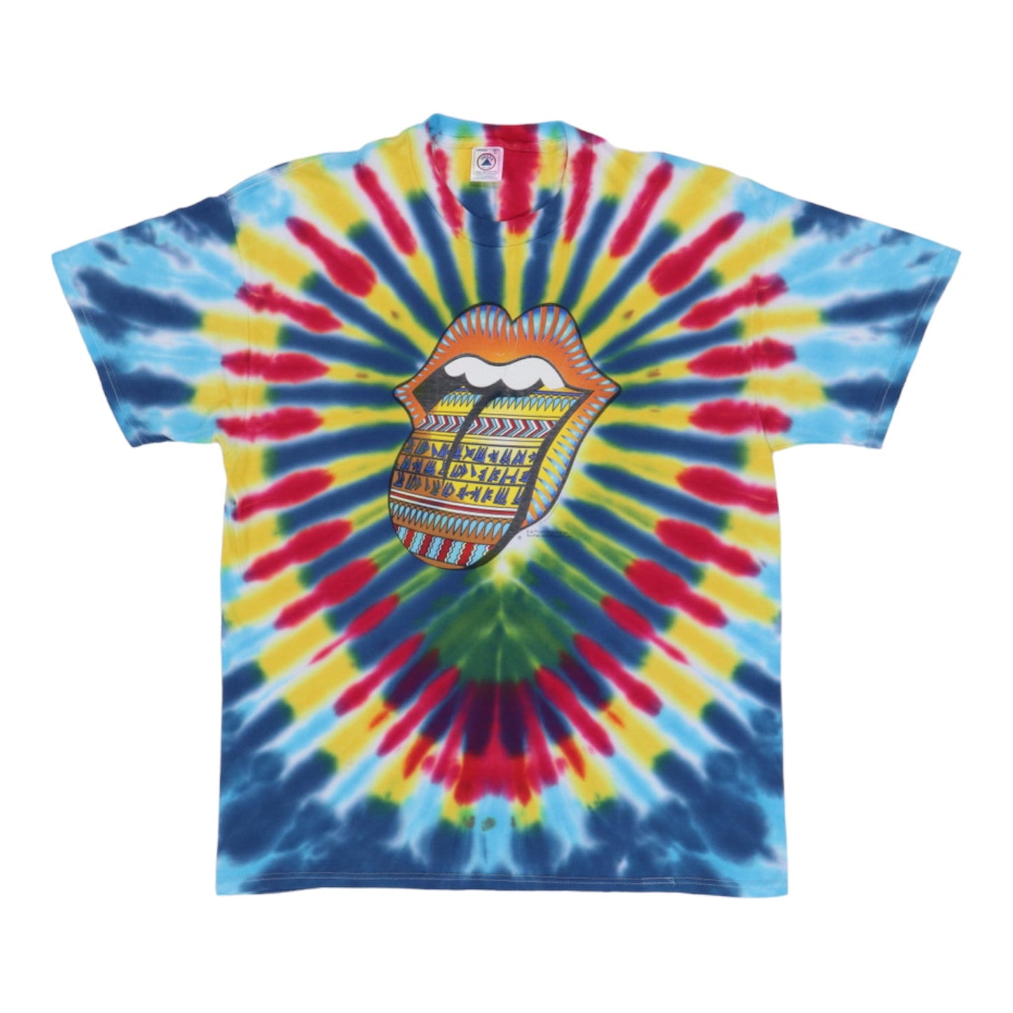 1997 Rolling Stones Bridges To Babylon Tour Tie Dye Shirt Style003