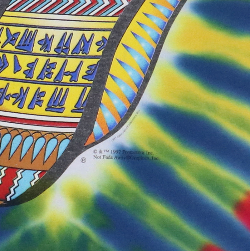 1997 Rolling Stones Bridges To Babylon Tour Tie Dye Shirt Style003
