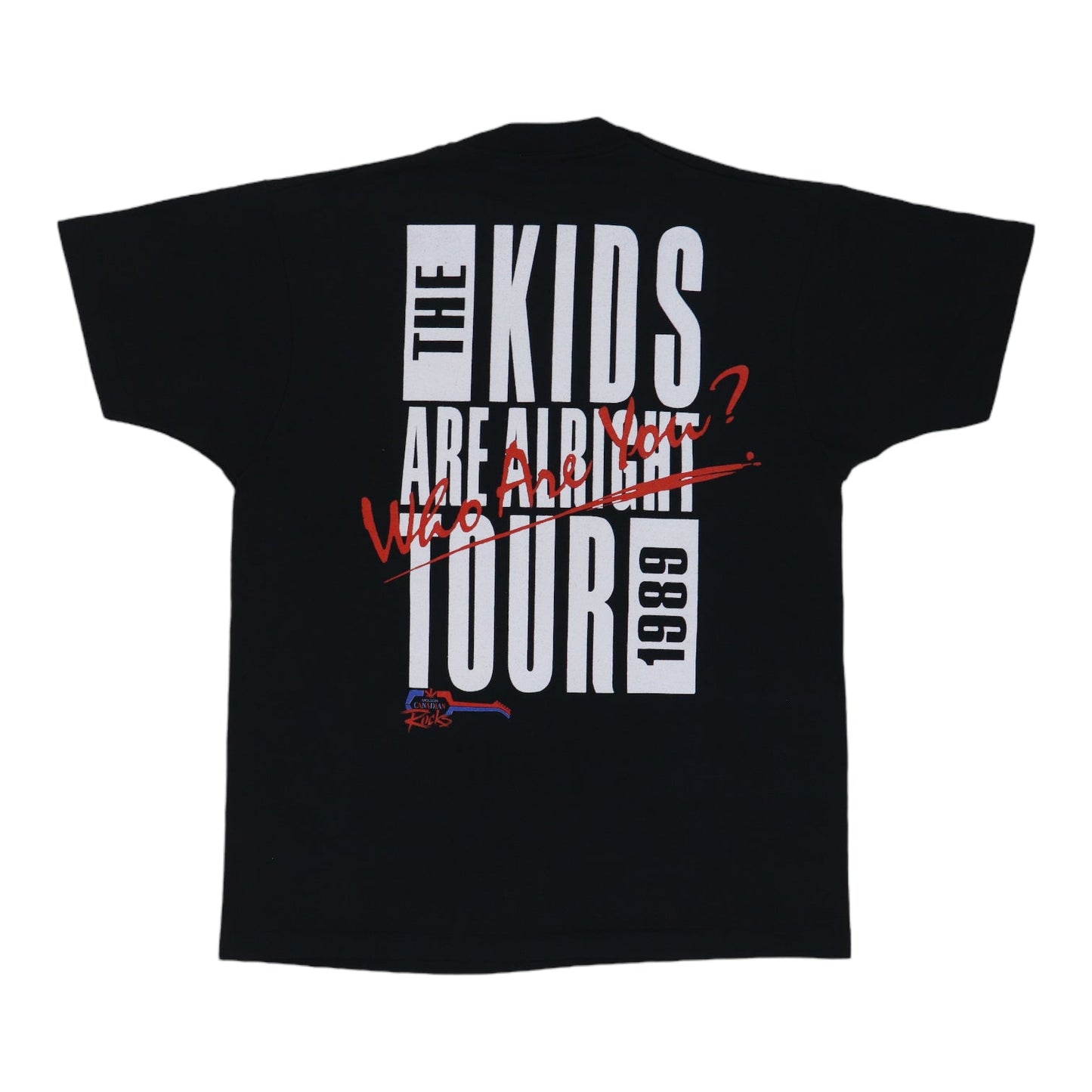 1989 The Who The Kids Are Alright Tour Shirt Style002