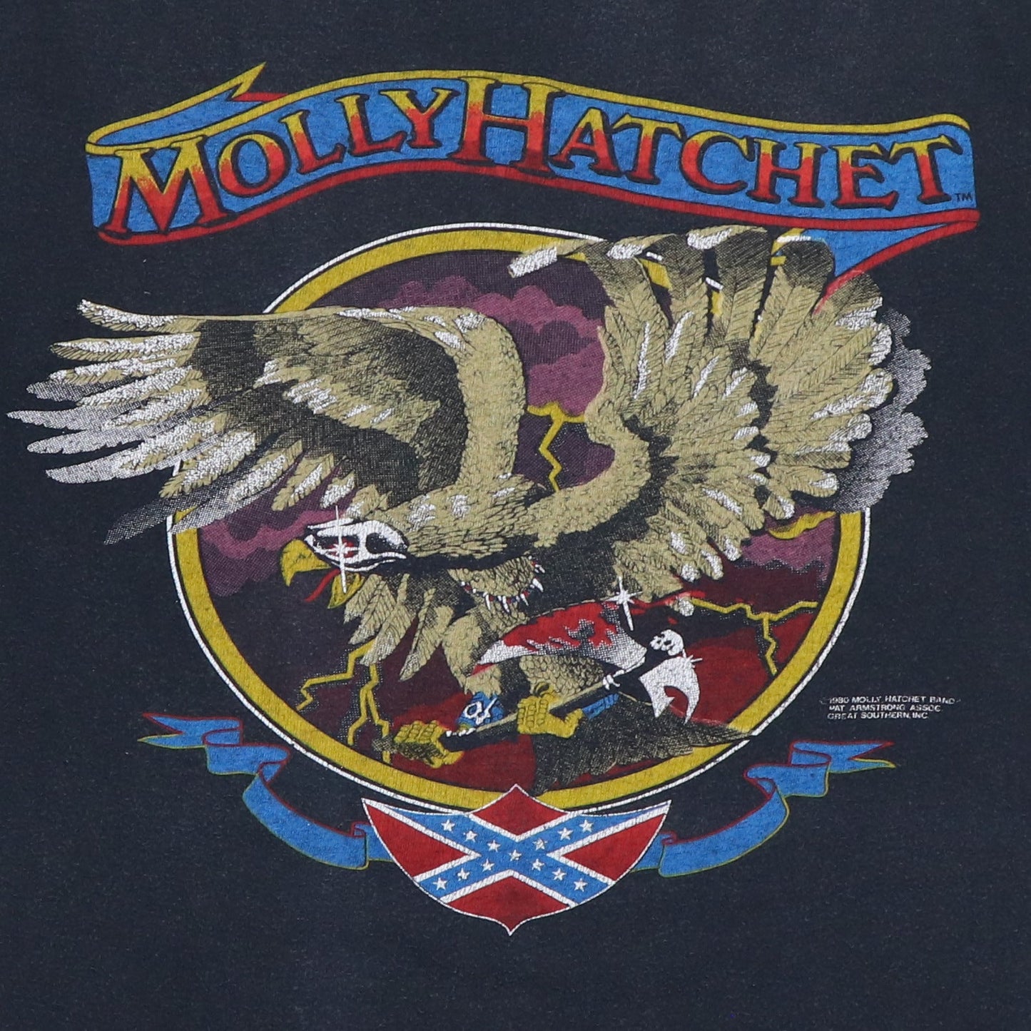 1980 Molly Hatchet Beatin The Odds World Tour Shirt Style001