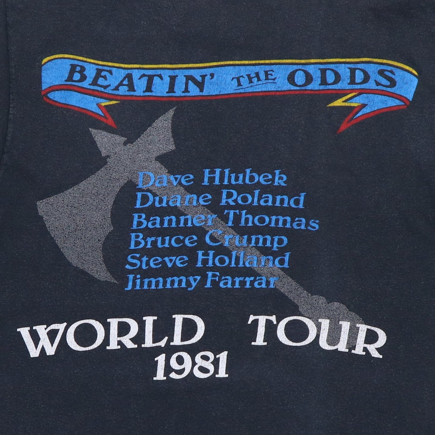 1980 Molly Hatchet Beatin The Odds World Tour Shirt Style001