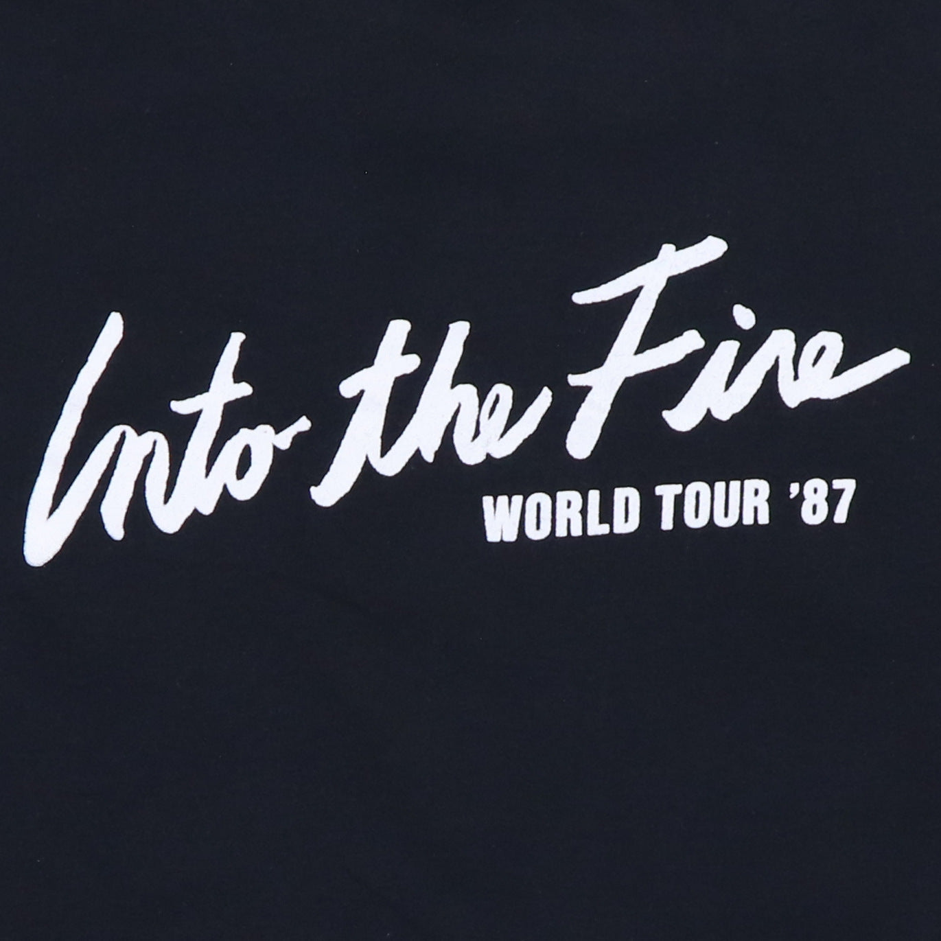 1987 Bryan Adams Into The Fire World Tour Shirt Style006