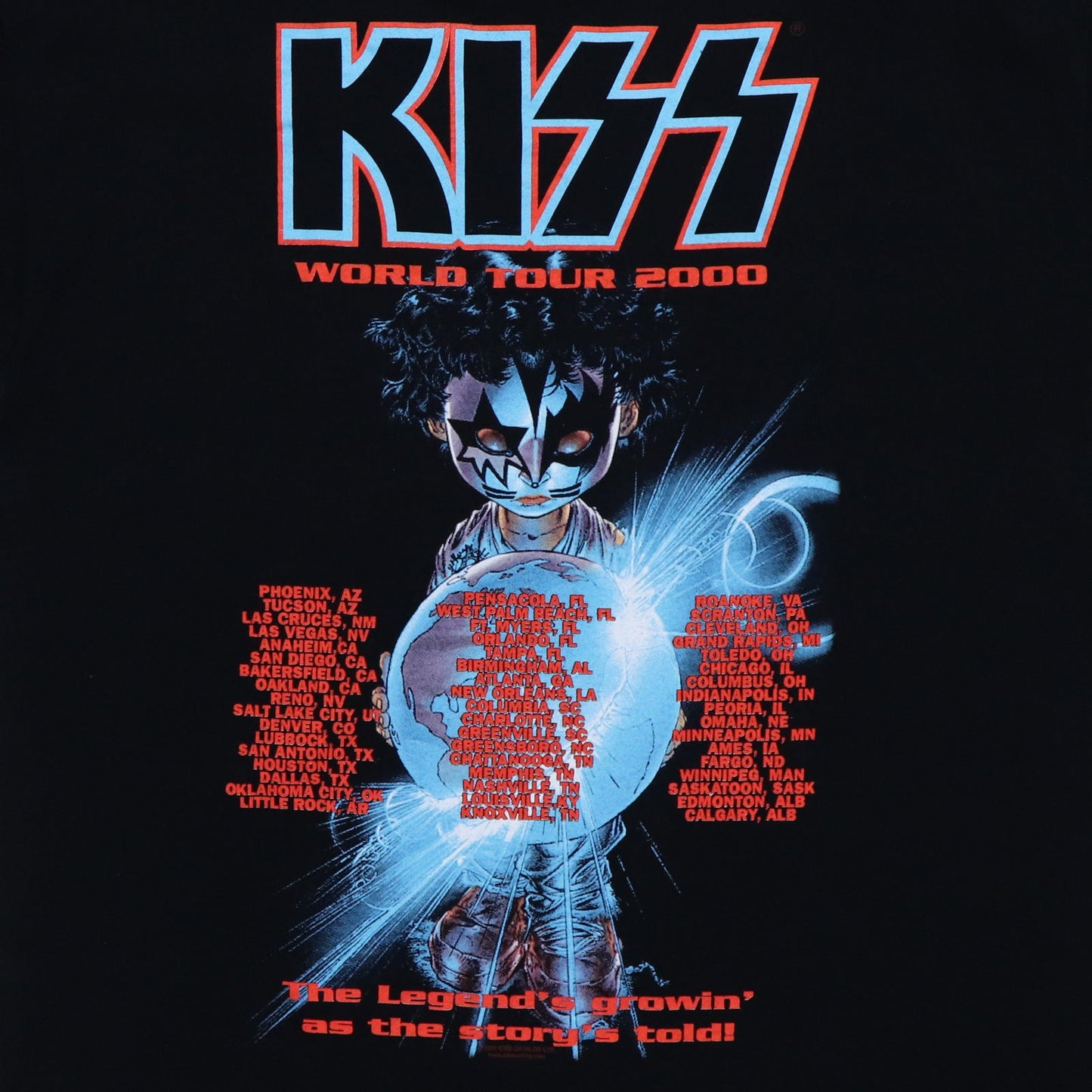 2000 Kiss Farewell Tour Shirt Style001