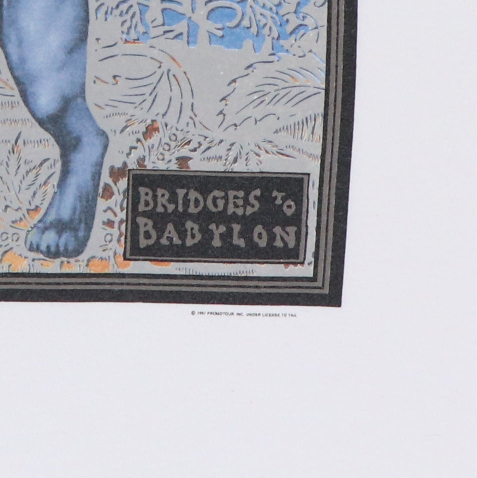 1997 Rolling Stones Bridges To Babylon Tour Shirt Style024