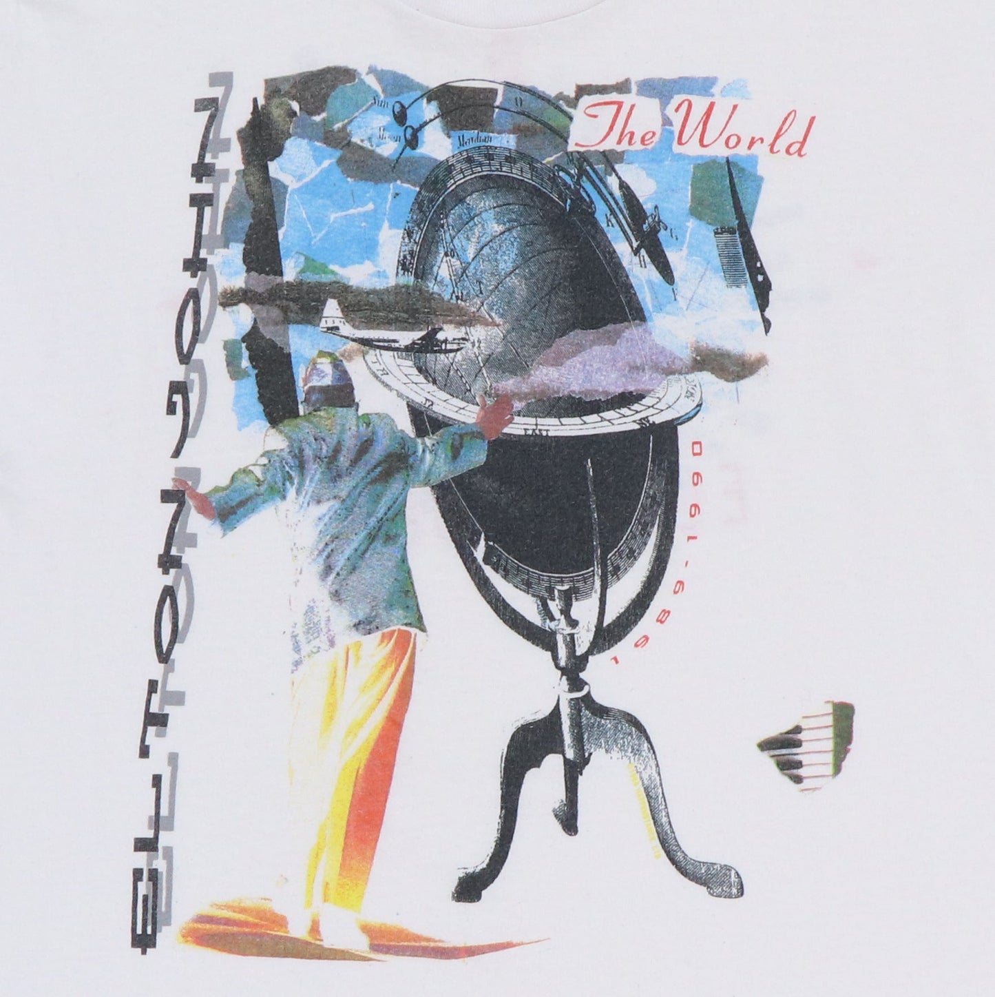 1989 Elton John The World Tour Shirt Style001