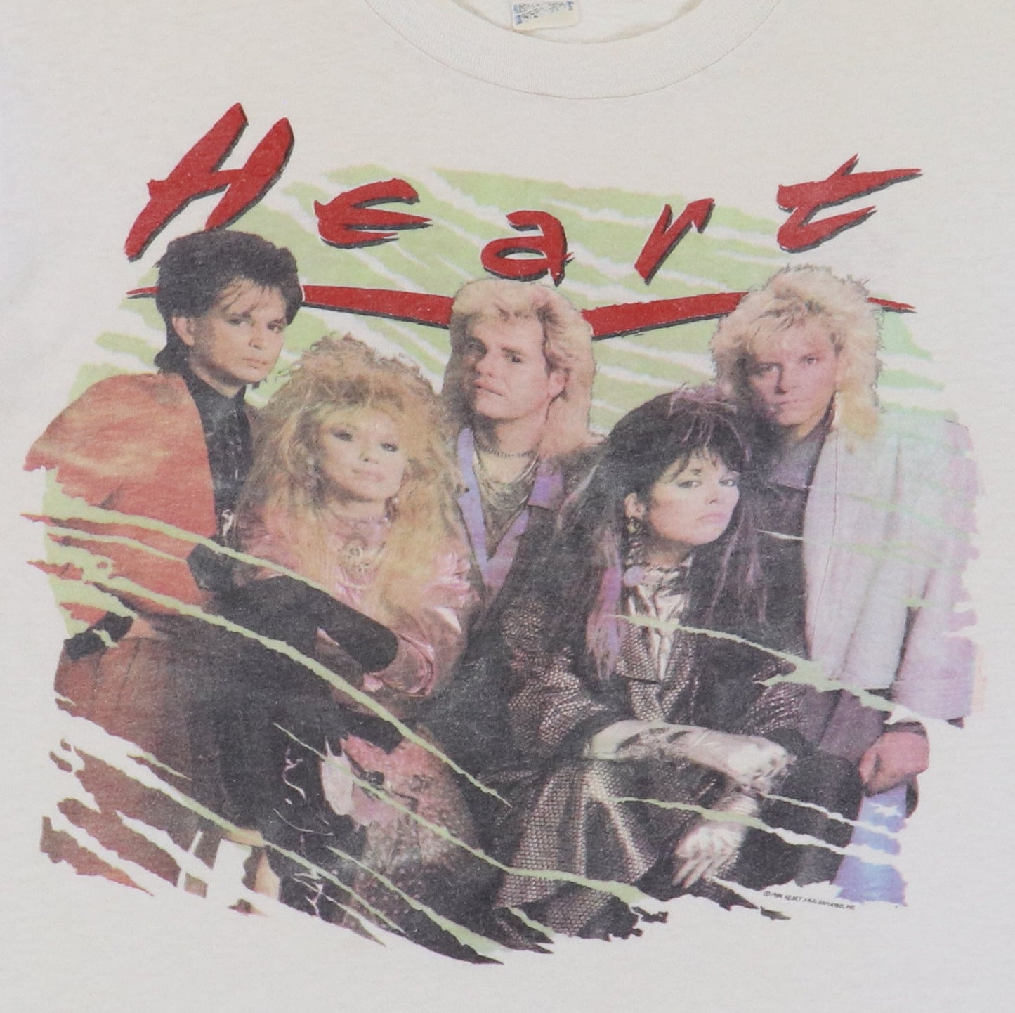 1985 Heart World Tour Shirt Style001