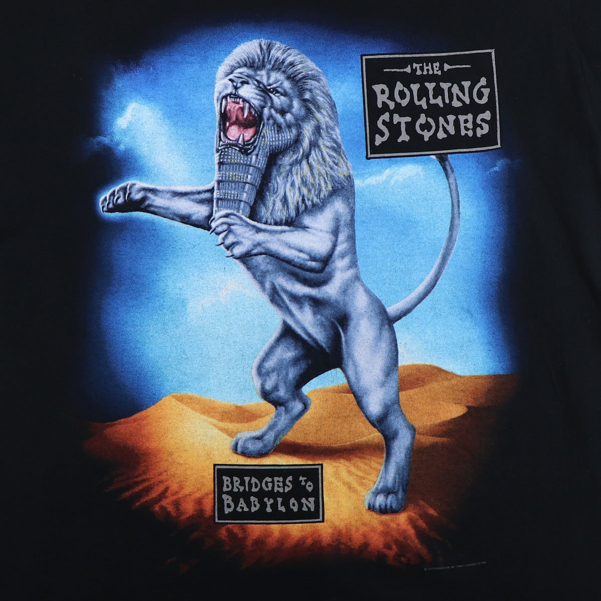 1997 Rolling Stones Bridges To Babylon Tour Shirt Style010