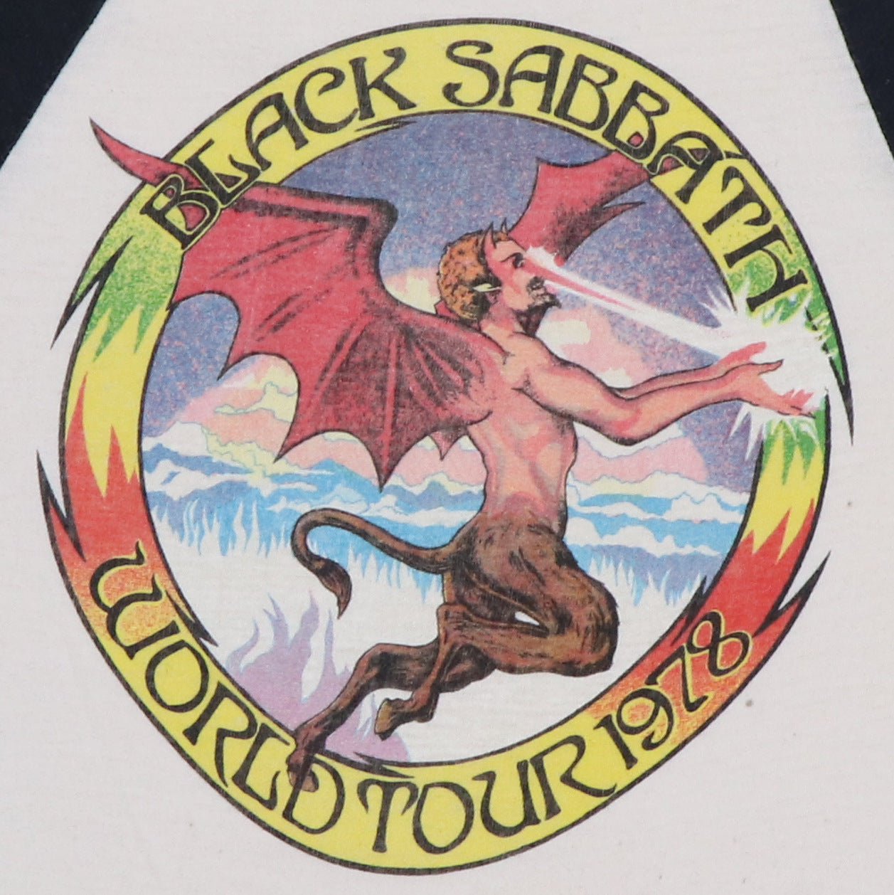1978 Black Sabbath World Tour Jersey Shirt Style002