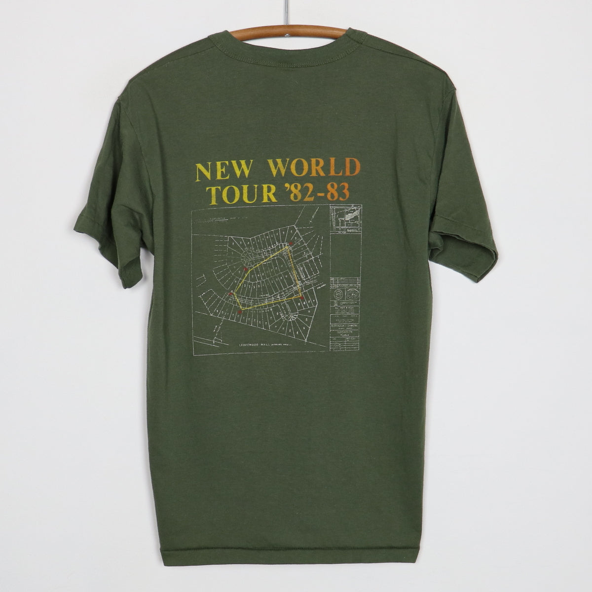 1982 Rush Signals New World Tour Shirt Style001