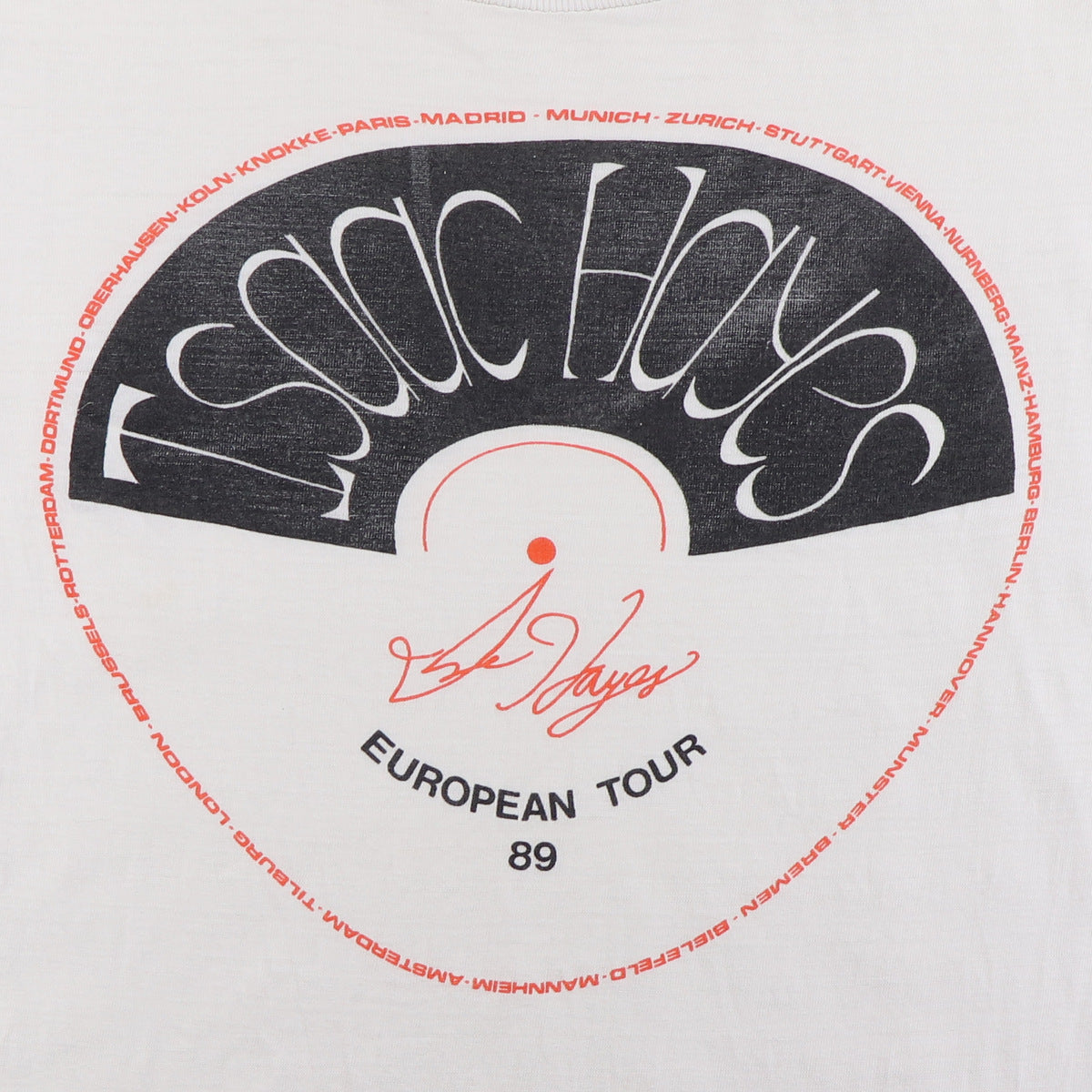 1989 Isaac Hayes European Tour Shirt Style001