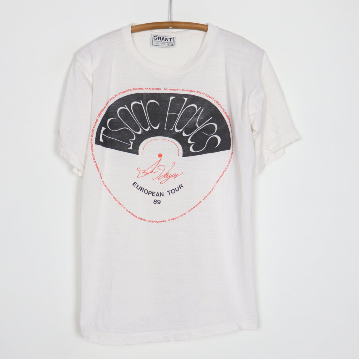 1989 Isaac Hayes European Tour Shirt Style001