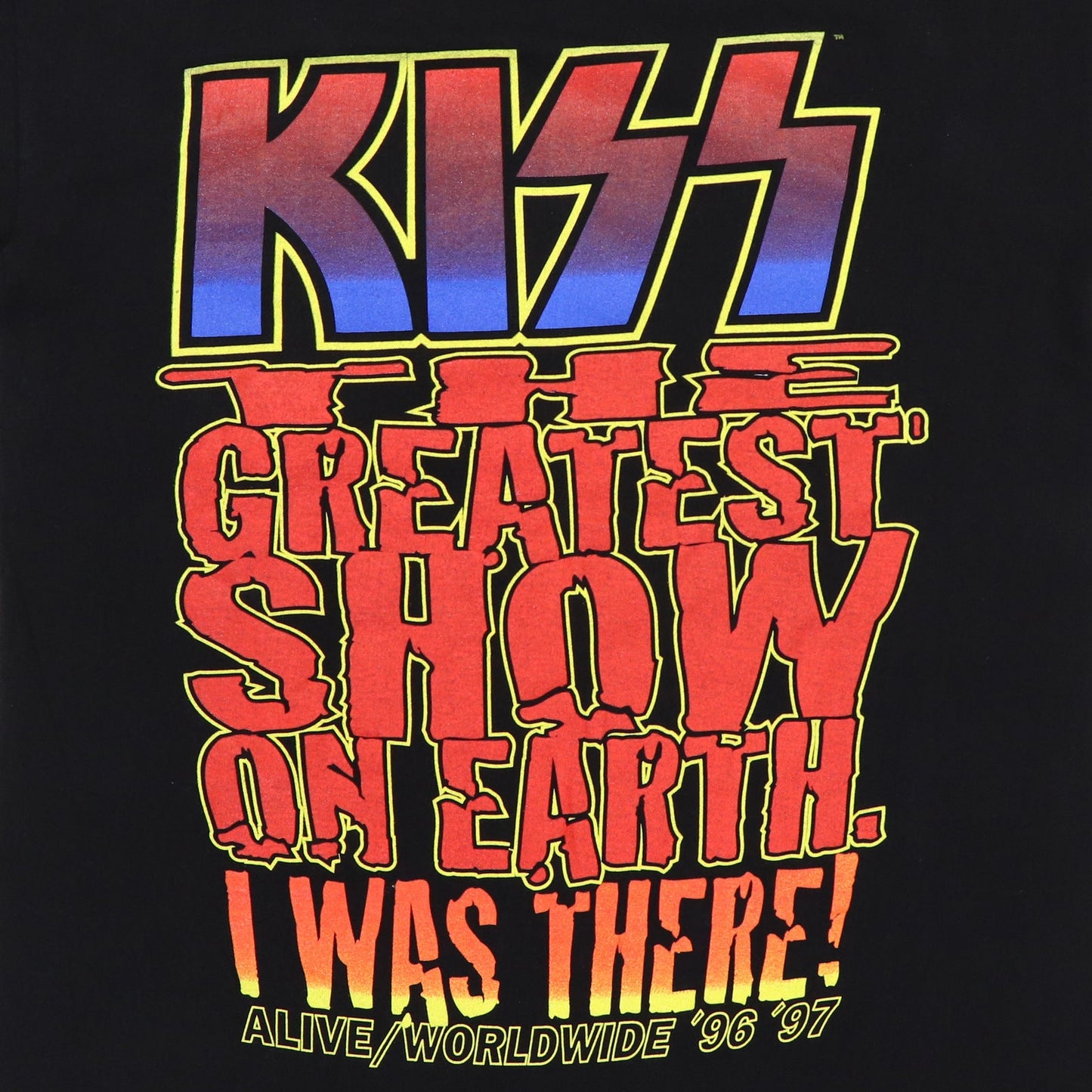 1996 Kiss Alive Worldwide Tour Shirt Style001