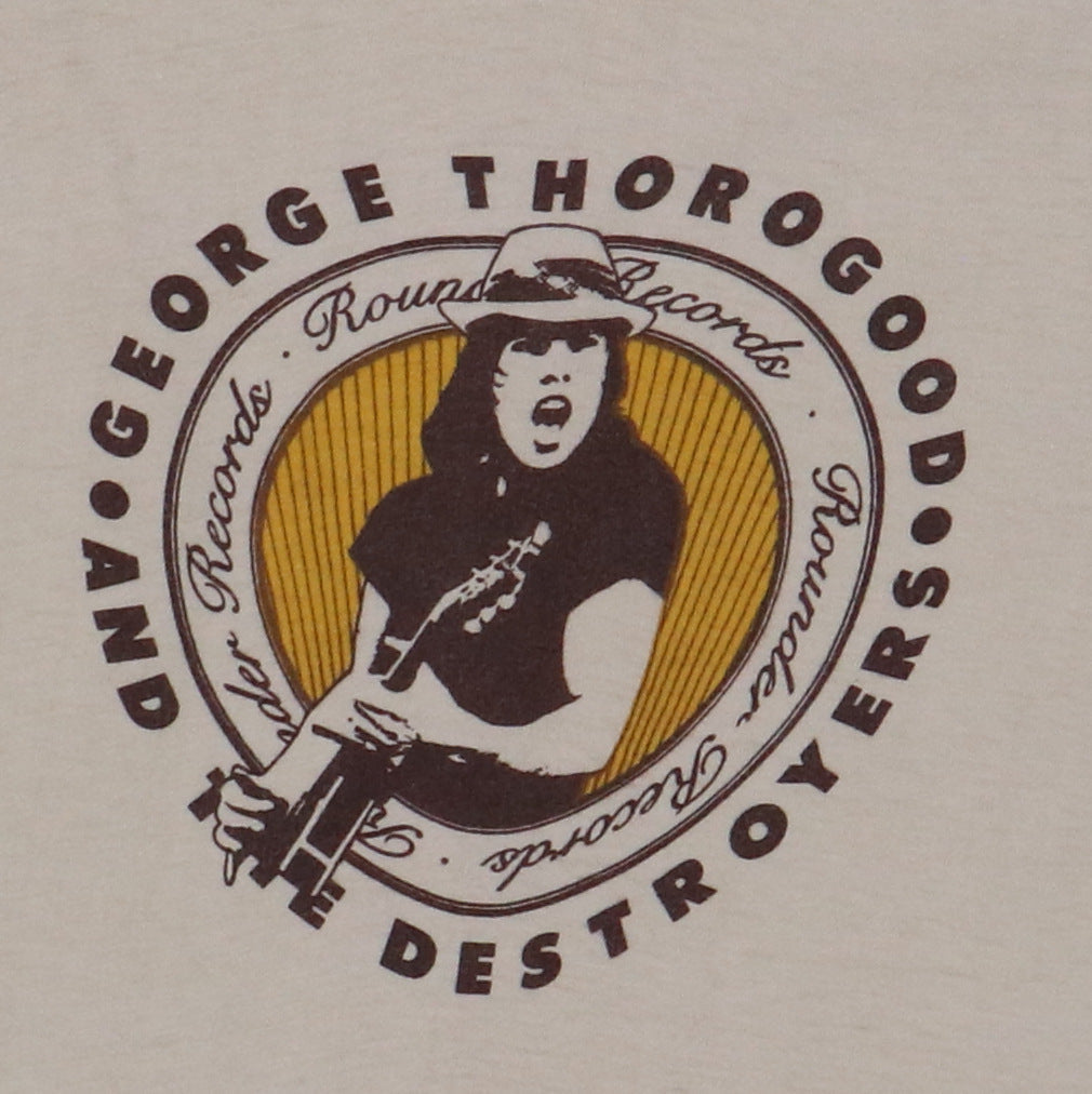 1977 George Thorogood And The Destroyers Rounder Records Shirt Style001