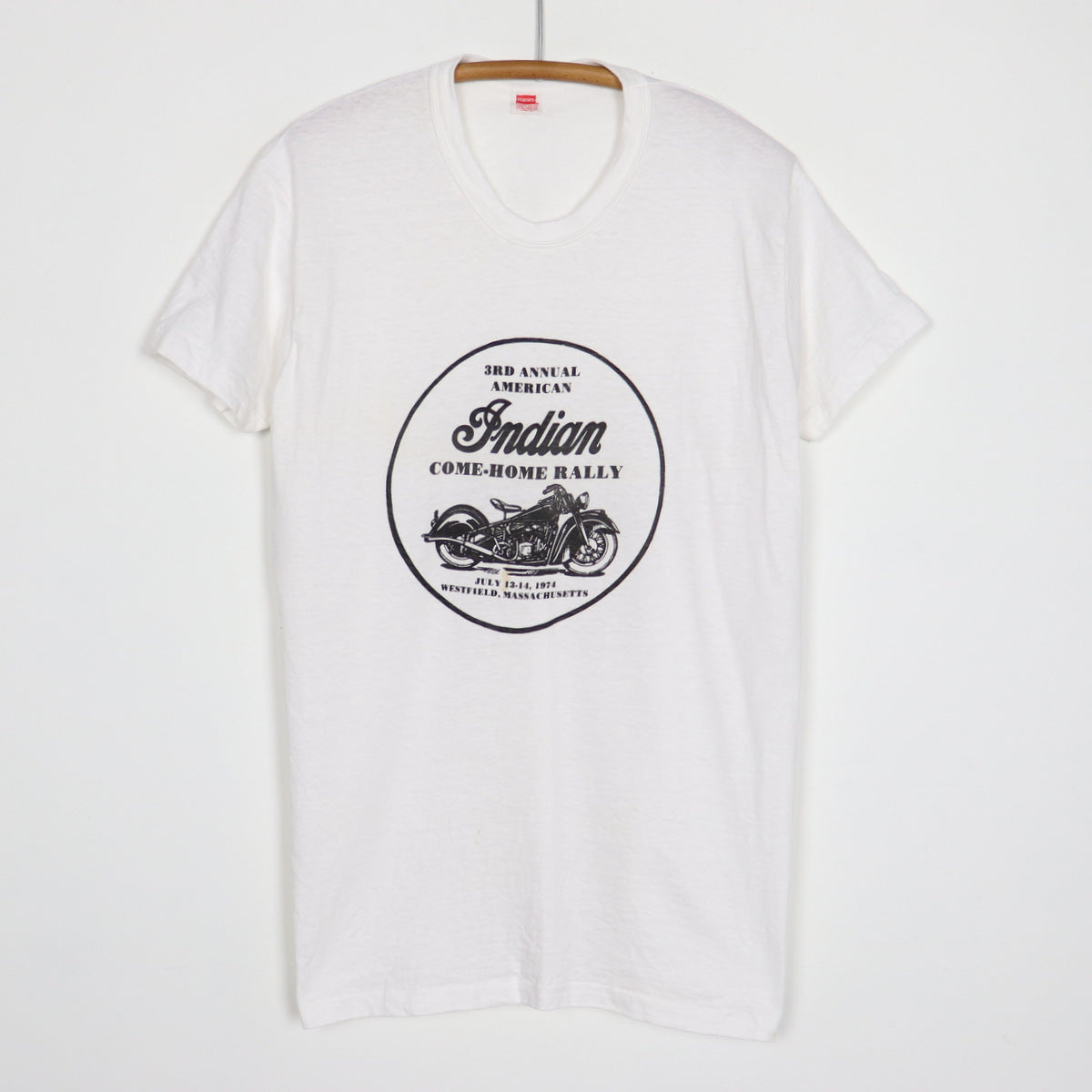 1974 Indian Motorcycles 3rd Annual Come Home Rally Shirt Style001