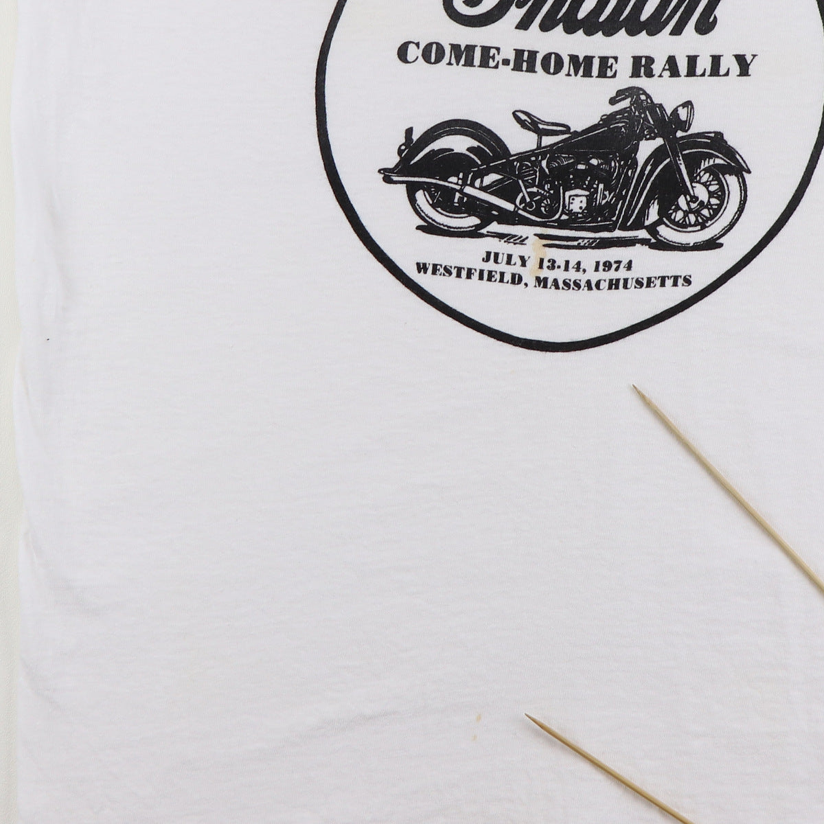 1974 Indian Motorcycles 3rd Annual Come Home Rally Shirt Style001