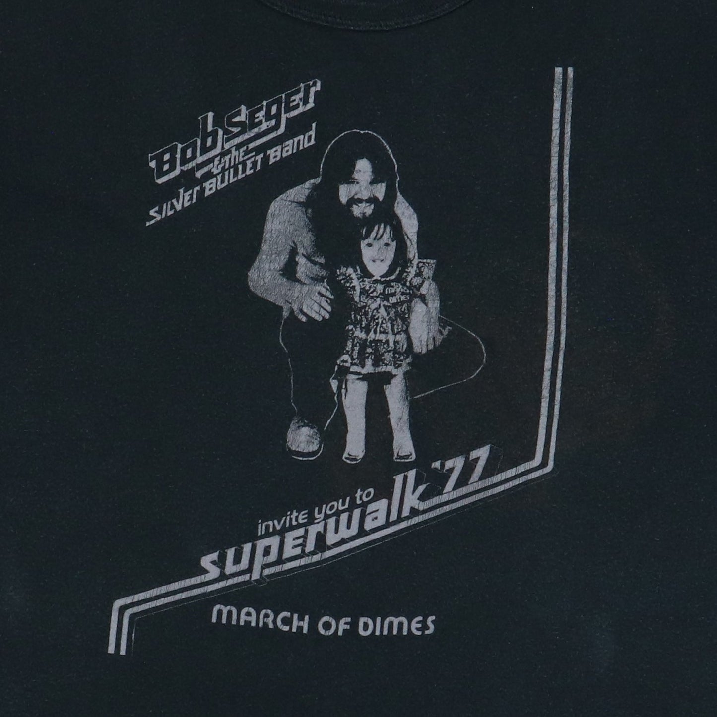 1977 Bob Seger March Of Dimes Shirt Style001