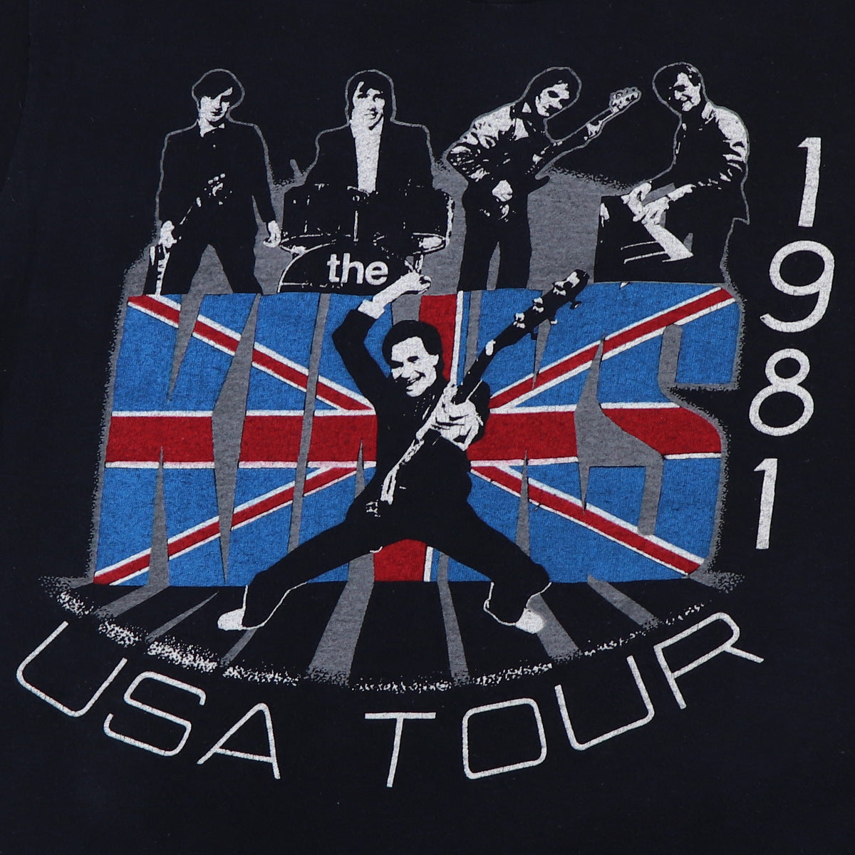 1981 The Kinks Give The People What They Want Tour Shirt Style001