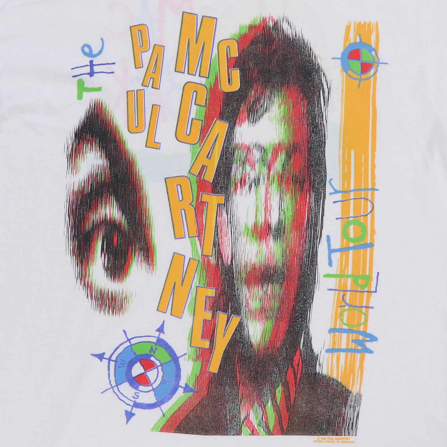1989 Paul McCartney World Tour Shirt Style019