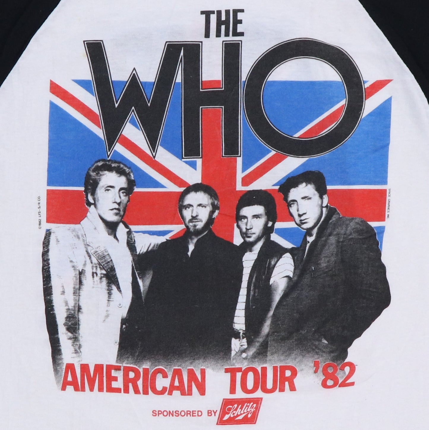 1982 The Who American Tour Jersey Shirt Style001