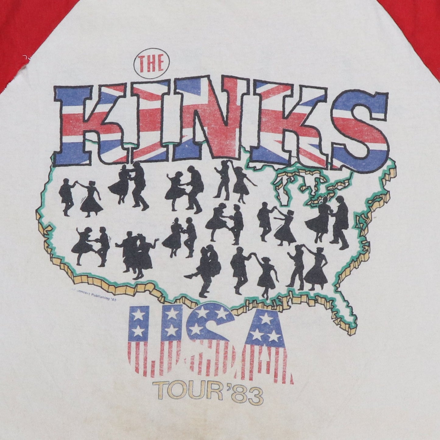 1983 The Kinks State Of Confusion Tour Jersey Shirt Style001
