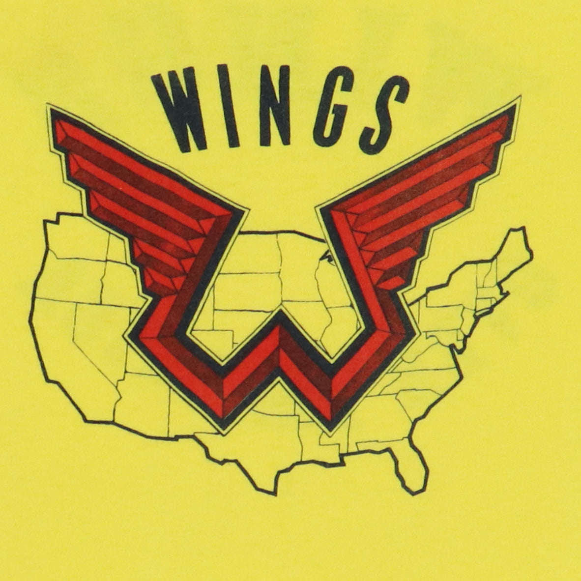 1976 Wings Over America Promo Shirt Style001