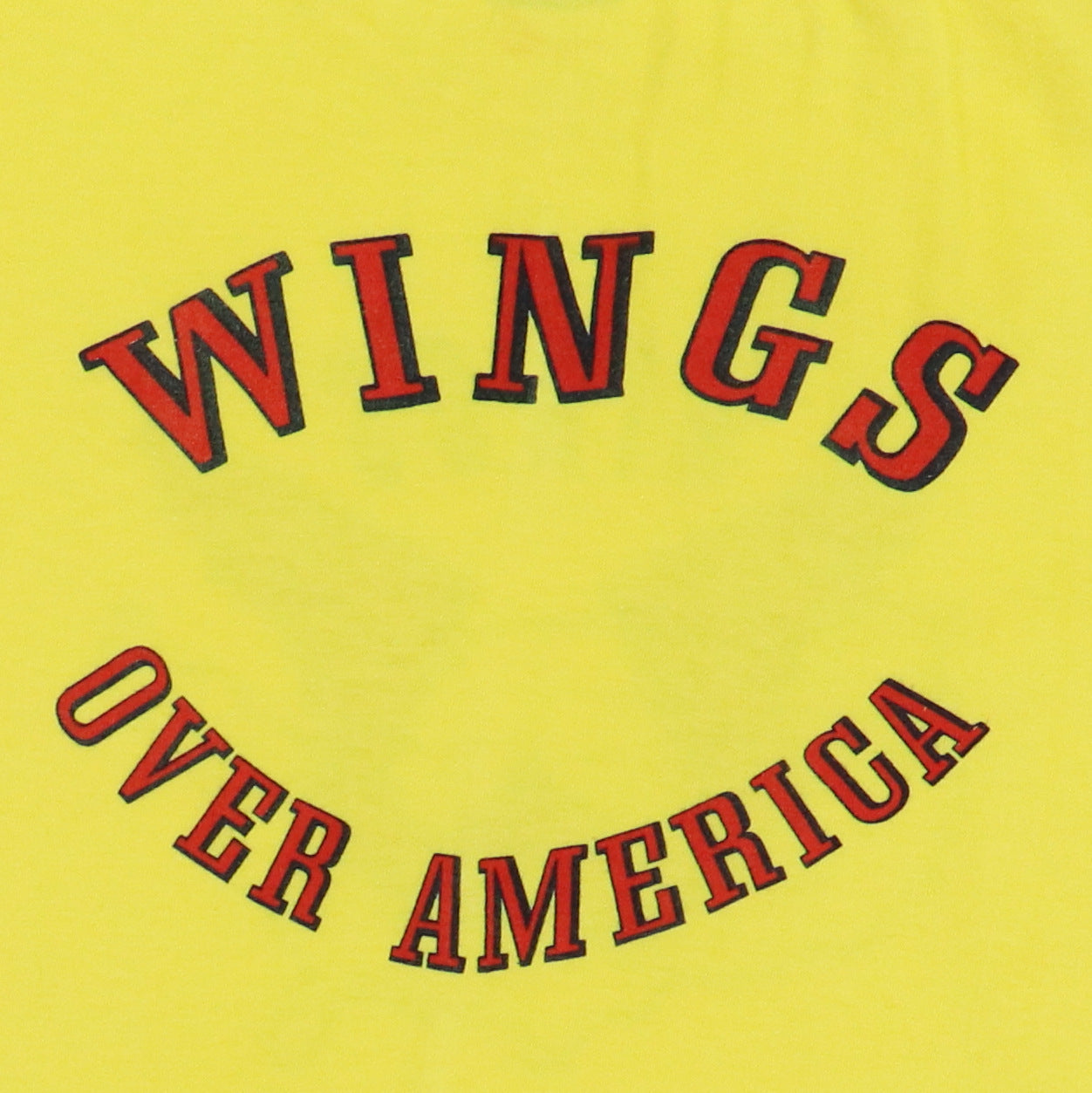 1976 Wings Over America Promo Shirt Style001