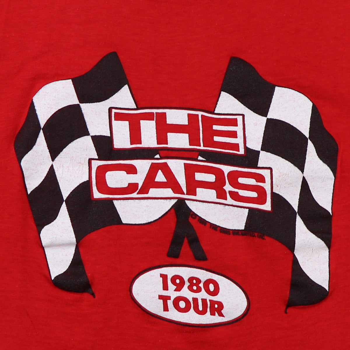 1980 The Cars Tour Shirt Style002