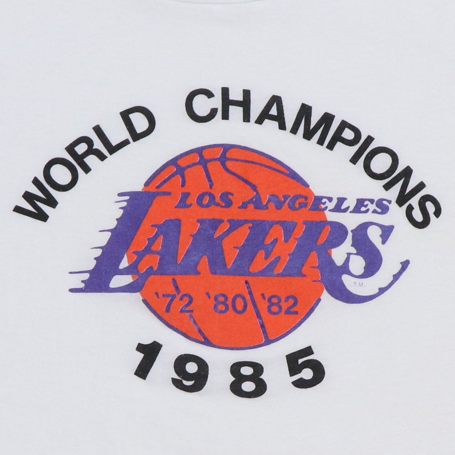 1985 Los Angeles Lakers World Champions Shirt Style001